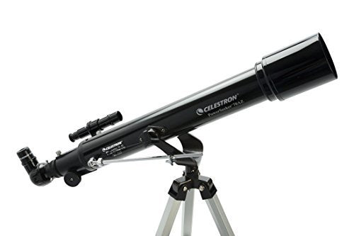 Celestron - PowerSeeker 70AZ Telescope - Manual Alt-Azimuth Telescope for Beginners - Compact and Portable - Bonus Astronomy Software Package - 70mm Aperture
