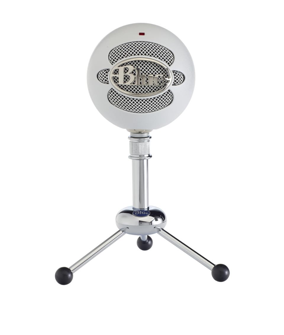 Blue Snowball USB Microphone (Textured White)