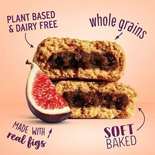 Nature's Bakery Whole Wheat Fig Bars, Variety Pack (8- Blueberry, 8- Original Fig, 8-Raspberry), 1-24 Count Box of 2 oz Twin Packs (24 Packs), Vegan Snacks, Non-GMO