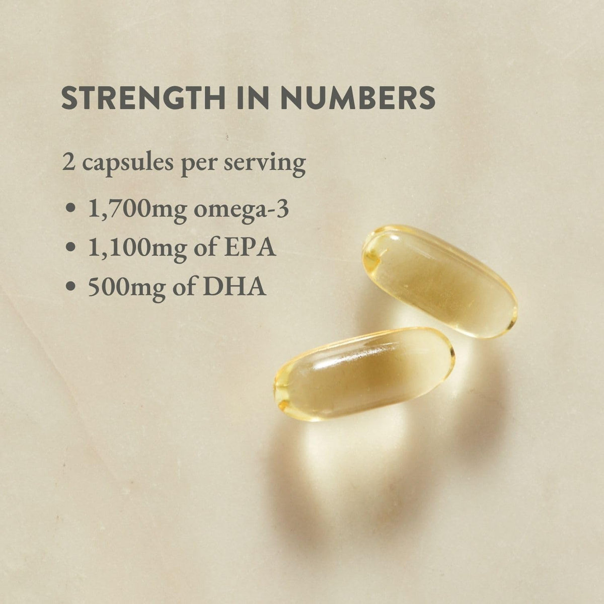Bare Biology Lion Heart Pure Omega 3 Fish Oil Maxi Caps 60