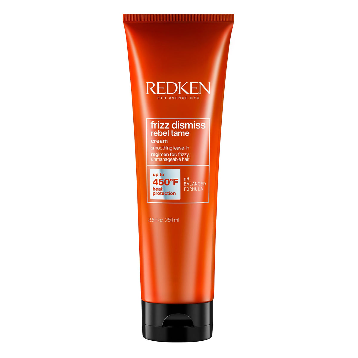 Redken Frizz Dismiss Rebel Tame Heat Protective Leave-In Cream For Frizzy Hair Protects Hair Against Frizz Sulfate Free 250 ml