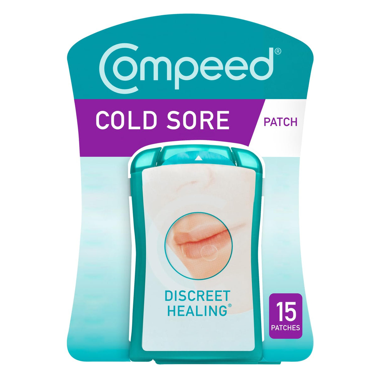 Compeed Invisible Cold Sore Patch, 15 patches
