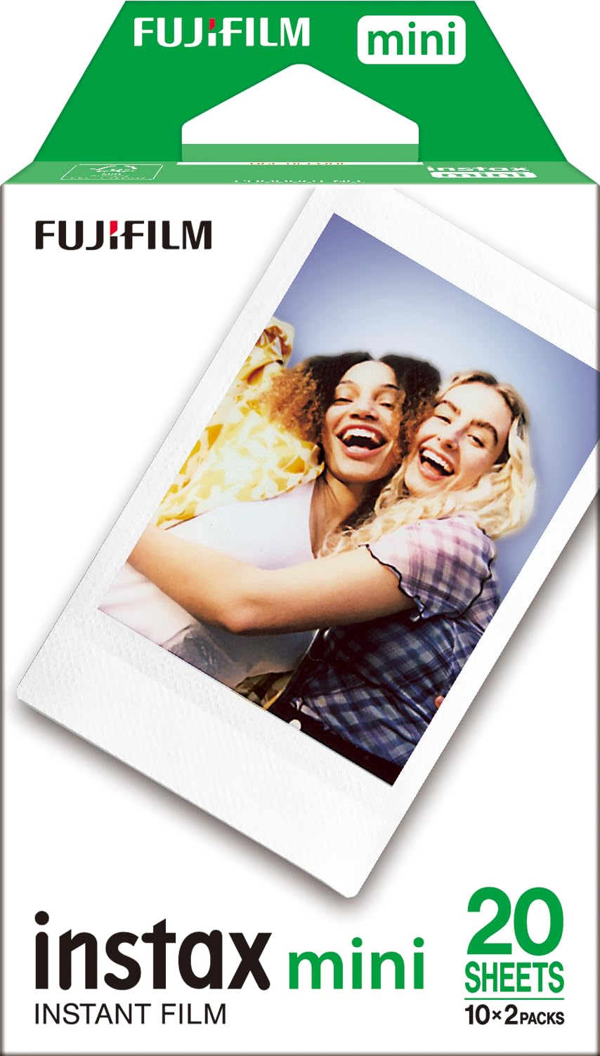Fujifilm Instax Mini Instant Camera Film: 100 Shoots Total, (10 Sheets x 10) Bundle with Slinger 64 Pocket Mini Instax Photo Album - Capture Memories Anytime, Anywhere