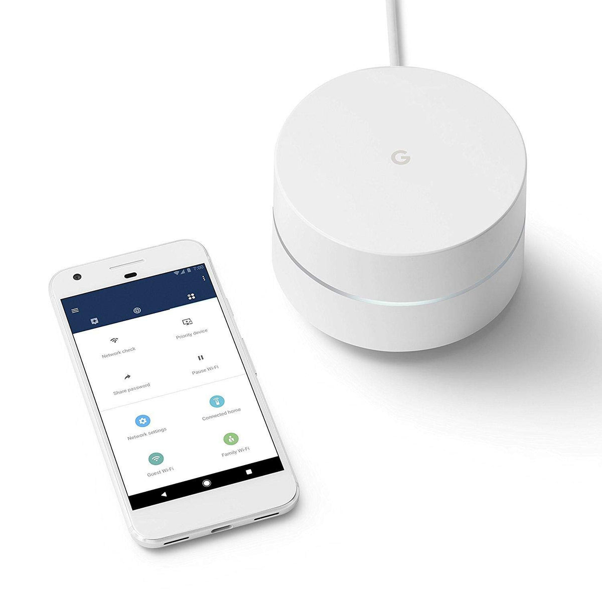 Google WiFi System Router Replacement for Whole Home Coverage (NLS-1304-25),White