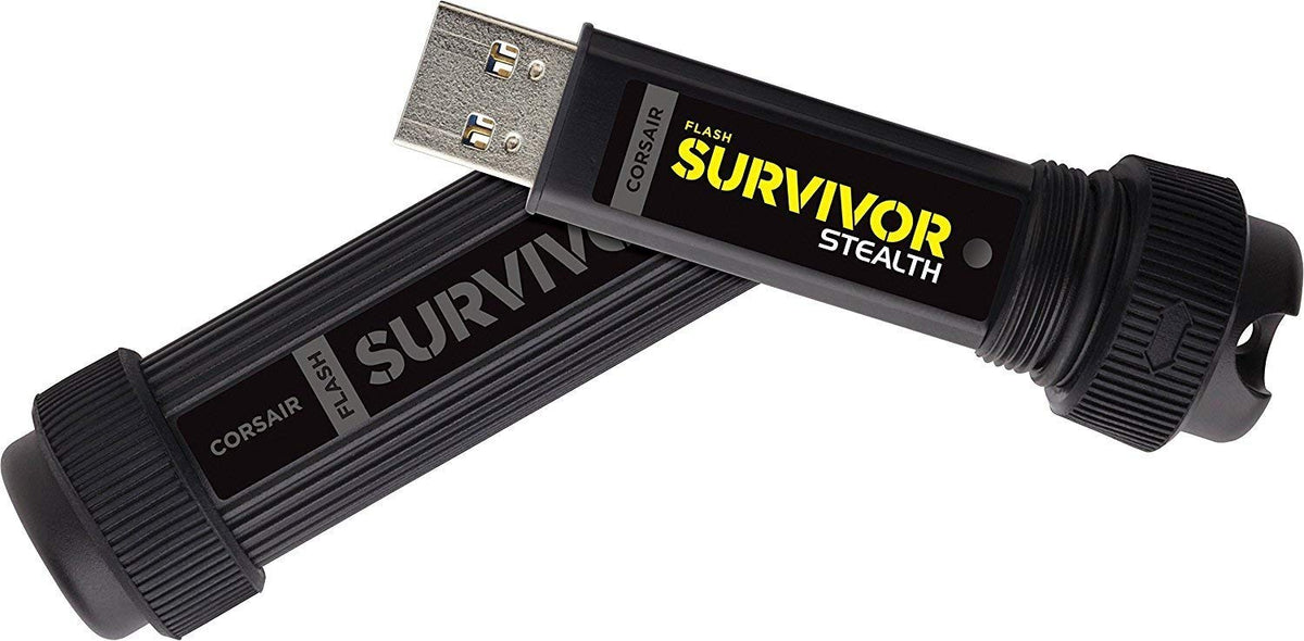 Corsair Flash Survivor Stealth USB 3.0 Flash Drive (CMFSS3B-128GB)