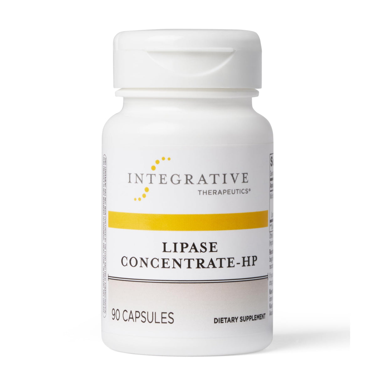 Integrative Therapeutics Lipase Concentrate-HP - Enzyme Supplement for Men and Women That Aids in The Digestion of Fats* - Keto and Paleo Friendly* - 90 Vegan Capsules