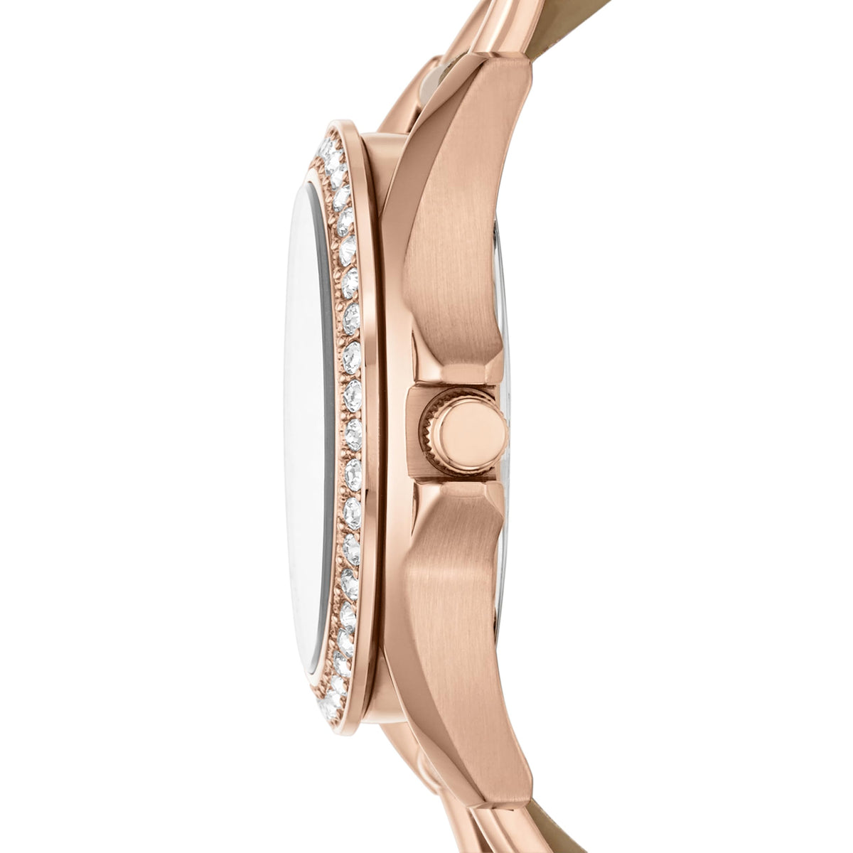 Fossil Women's Riley Stainless Steel Crystal-Accented Multifunction Quartz Watch
