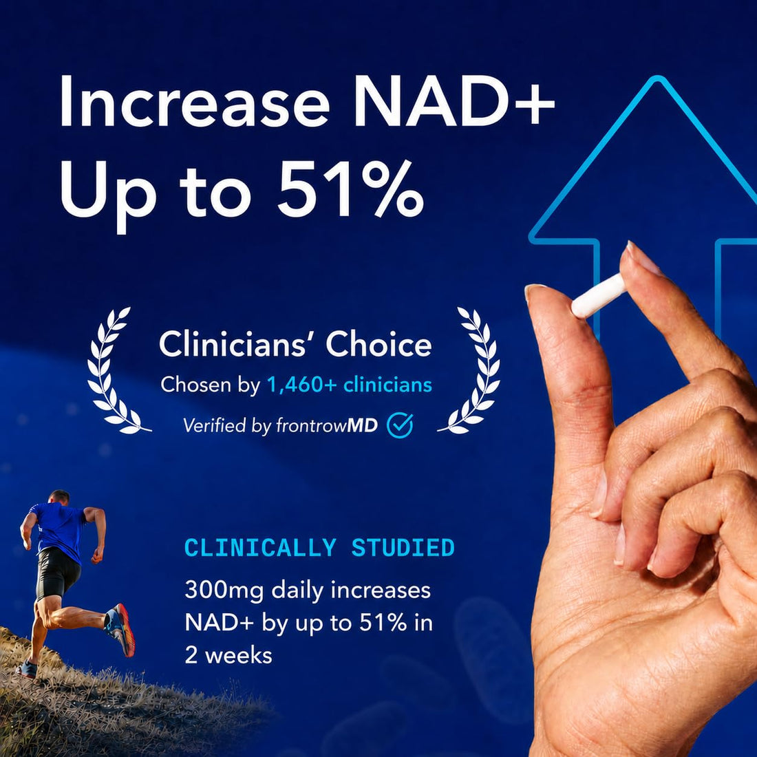 TRU NIAGEN NAD+ Booster Supplement Nicotinamide Riboside NR for Energy Metabolism, Cellular Repair & Healthy Aging (Patented Formula) More Efficient Than NMN - 90 Count - 300mg (6 Months / 2 Bottles)