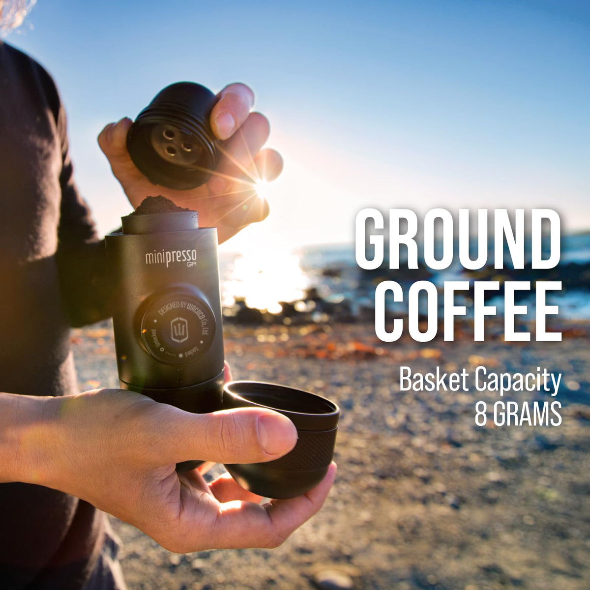 WACACO Minipresso GR Series, Portable Espresso Maker for Travel