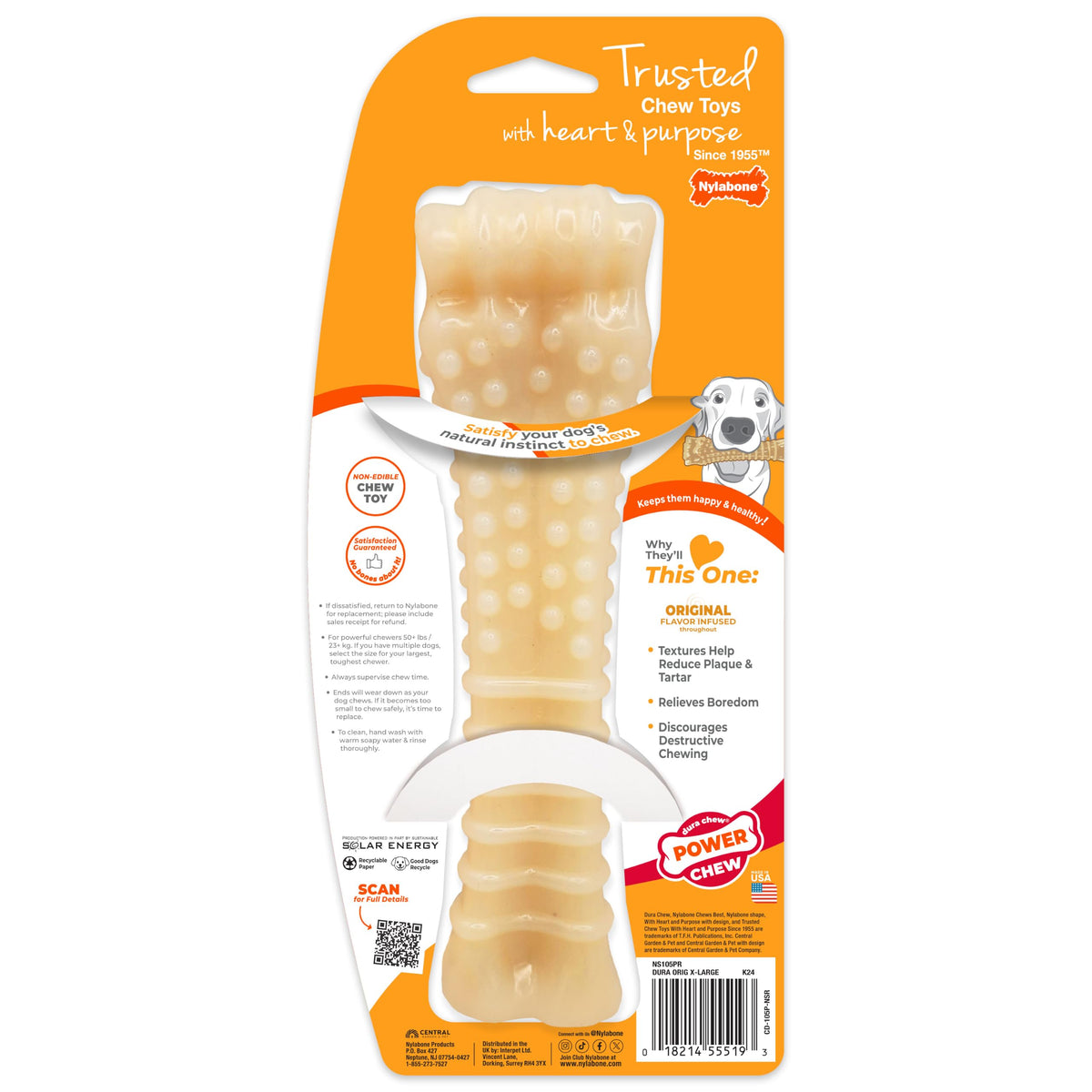 Nylabone Dura Chew Souper Original Flavored Bone Dog Chew Toy