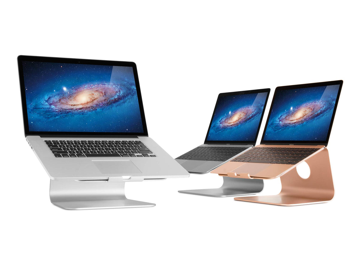 Rain Design mStand360 Laptop Stand with Swivel Base, Silver (Patented) - 10036
