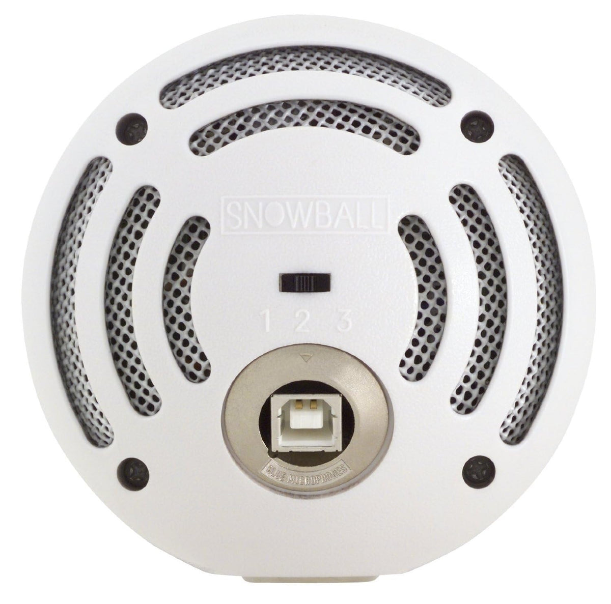 Blue Snowball USB Microphone (Textured White)
