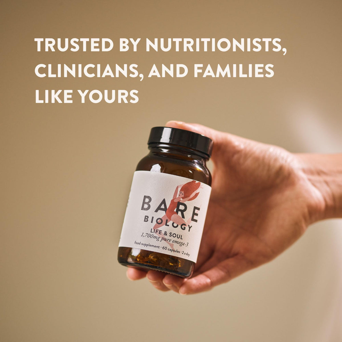 Bare Biology Lion Heart Pure Omega 3 Fish Oil Maxi Caps 60