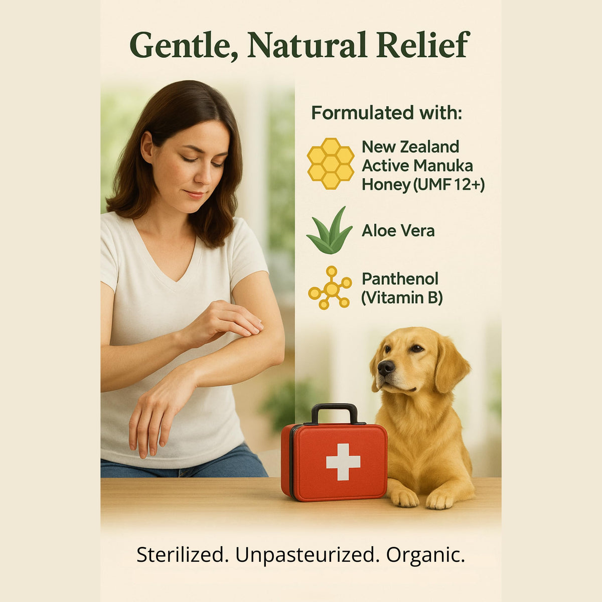 Eras Natural Sciences' Wound Honey, Manuka Honey, Wound, 80 Grams (2.8 ounces)