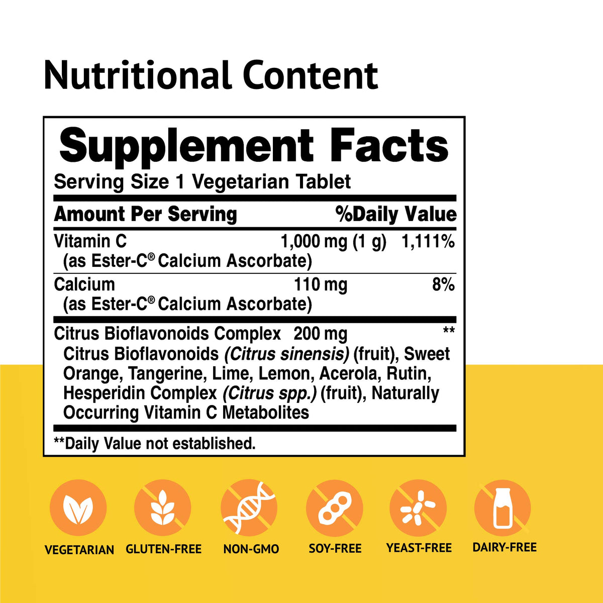 American Health Ester-C with Citrus Bioflavonoids Capsules - Gentle On Stomach, Non-Acidic Vitamin C - Non-GMO, 500 mg, 240 Count, 120 Servings