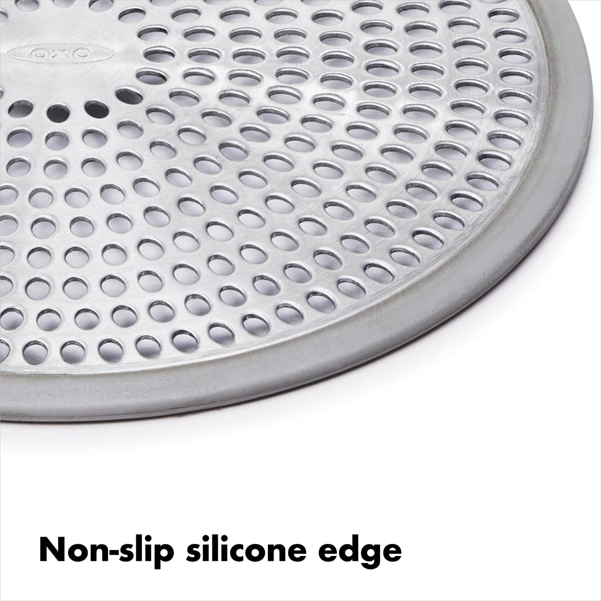 OXO Good Grips Easy Clean Shower Stall Drain Protector - Stainless Steel & Silicone