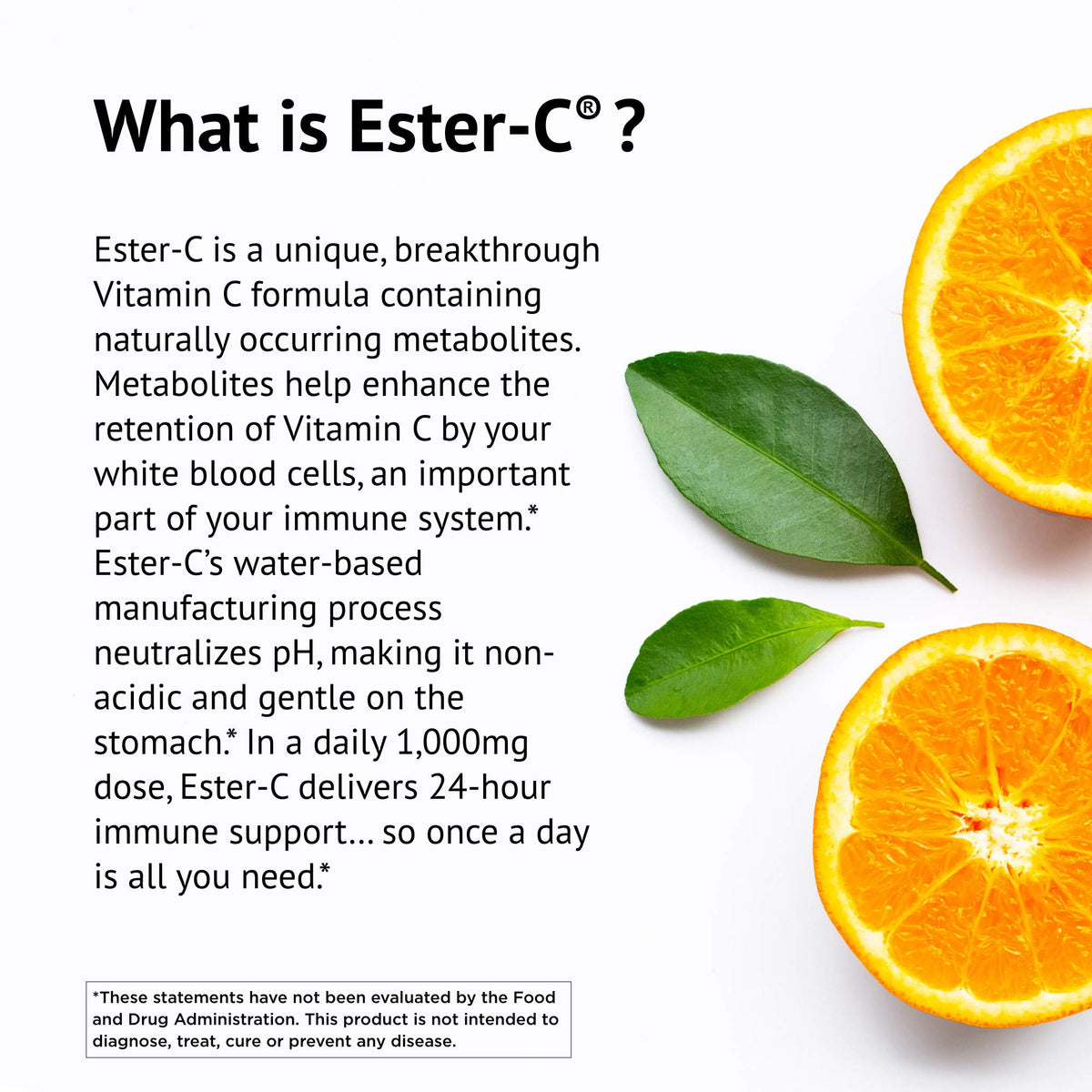 American Health Ester-C with Citrus Bioflavonoids Capsules - Gentle On Stomach, Non-Acidic Vitamin C - Non-GMO, 500 mg, 240 Count, 120 Servings