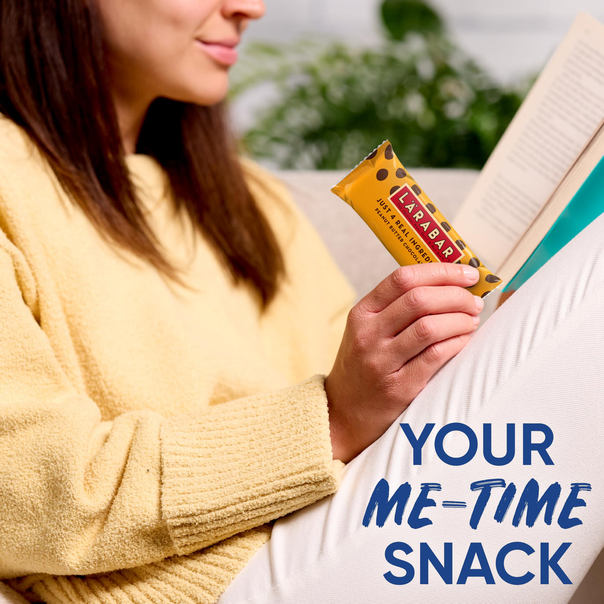 Larabar Gluten Free Bar, Peanut Butter Chocolate Chip, 1.6 oz Bars (16 Count), Whole Food Bars, Dairy Free Snacks
