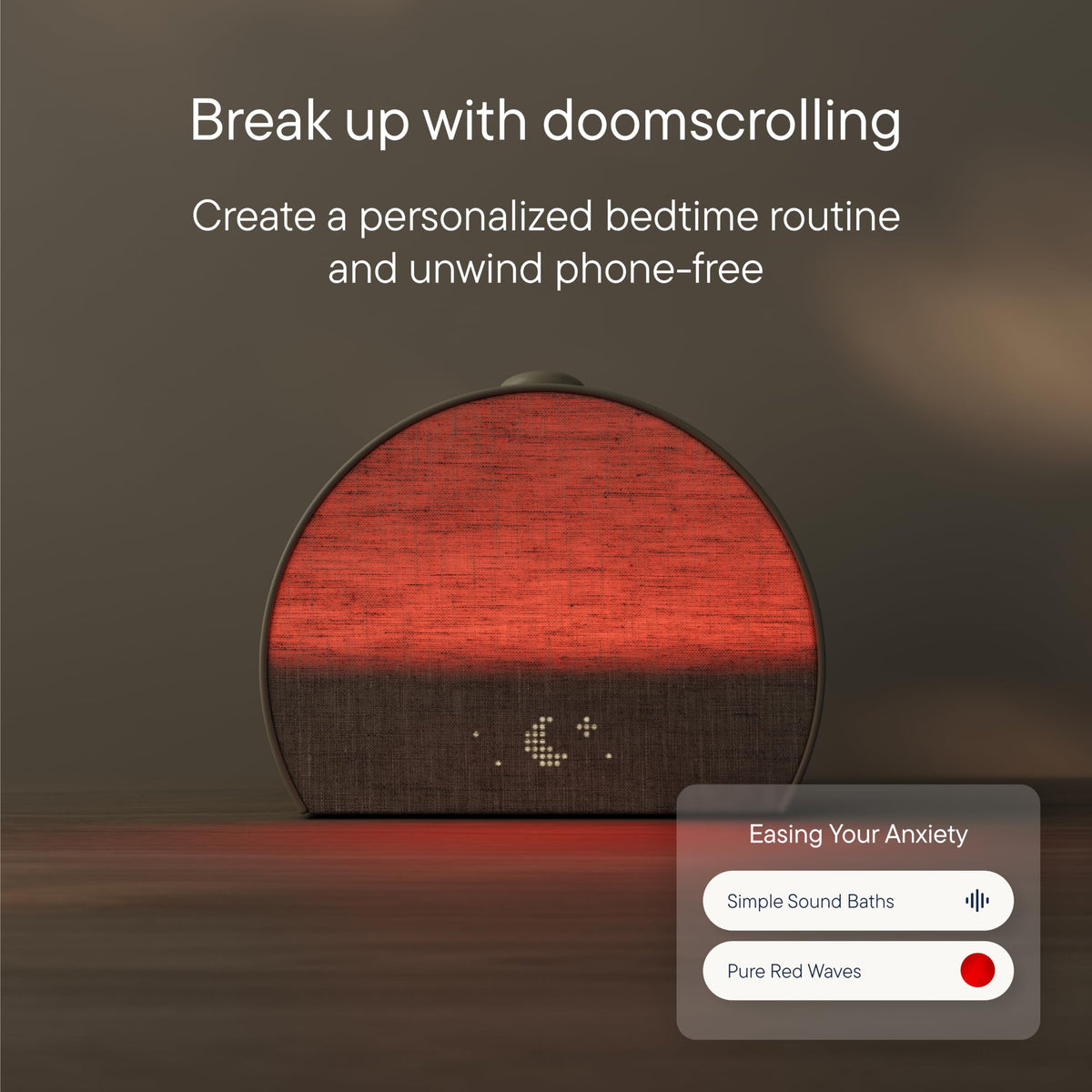 Hatch Restore 3 Sunrise Alarm Clock, Sound Machine, Smart Light (Greige) - White Noise, Screen-Free Sleep Routine