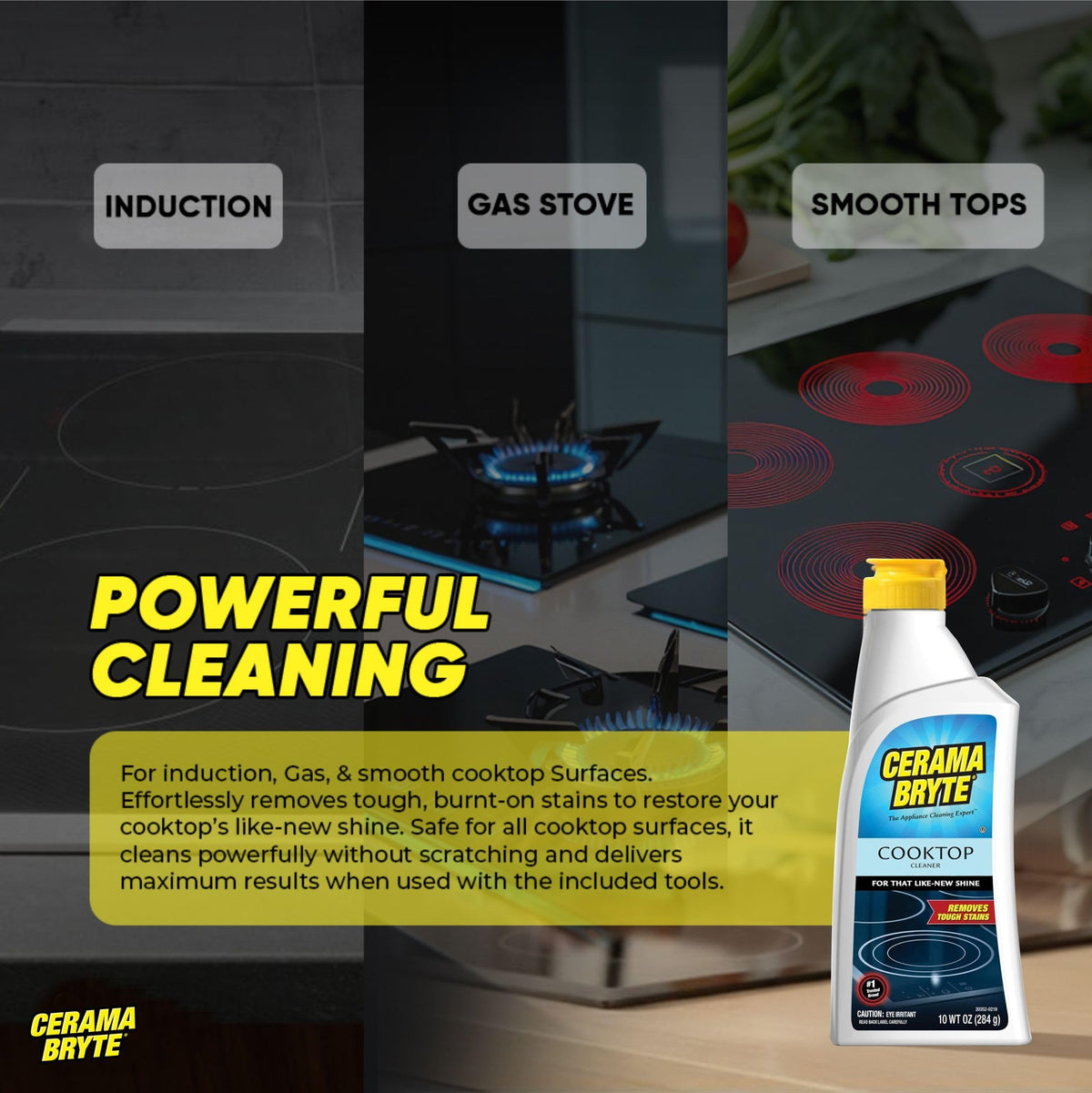 Cerama Bryte Protective Stainless Steel Cleaning Polish with Mineral Oil