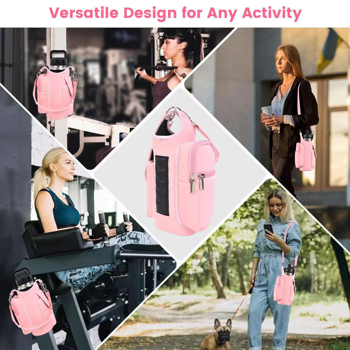 Magnetic Gym Bag Water Bottle Carrier Holder  (Dummy)