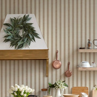 Striped Wallpaper Peel And Stick (Dummy)
