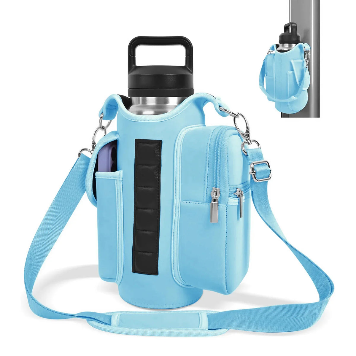 Magnetic Gym Bag Water Bottle Carrier Holder  (Dummy)