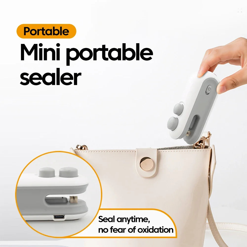 Mini Heat Bag Sealer Rechargeable 2 in 1 Bag Sealer  (Dummy)