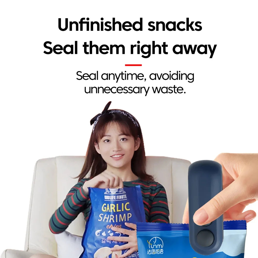 Mini Heat Bag Sealer Rechargeable 2 in 1 Bag Sealer  (Dummy)
