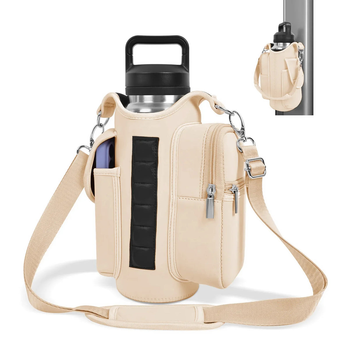 Magnetic Gym Bag Water Bottle Carrier Holder  (Dummy)