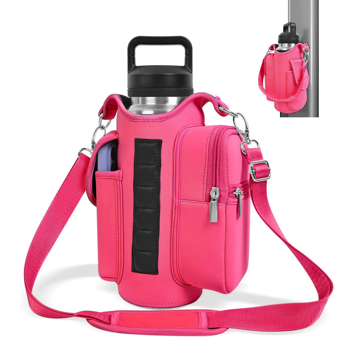 Magnetic Gym Bag Water Bottle Carrier Holder  (Dummy)