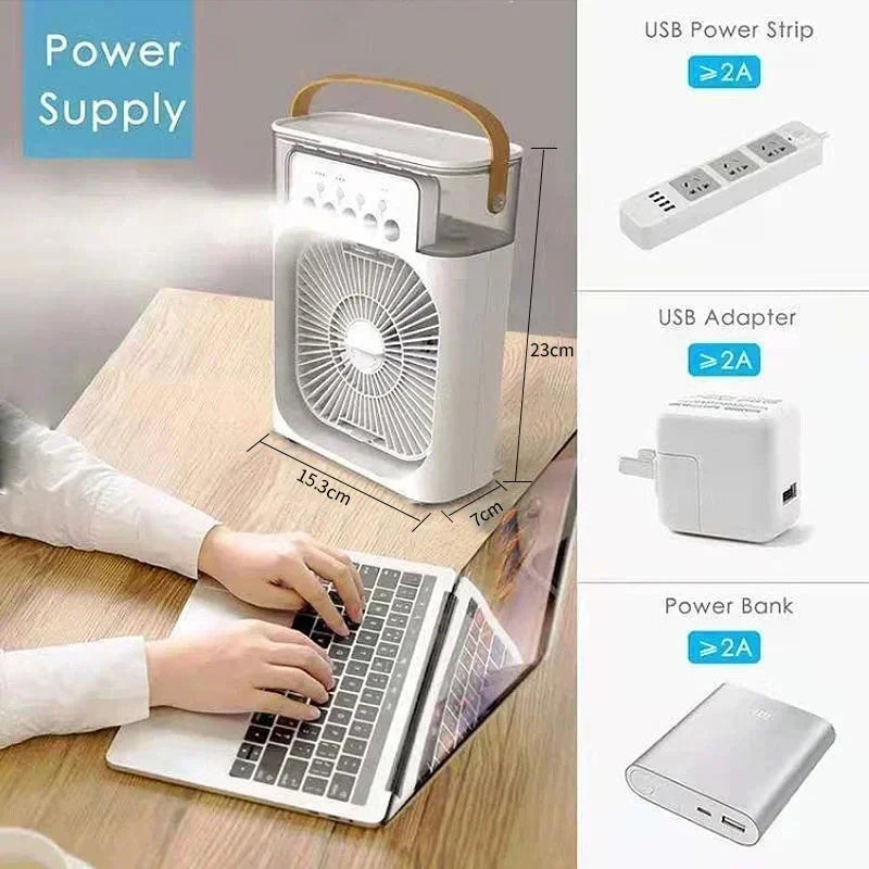 3-in-1 Portable Mini Air Cooler (Dummy)