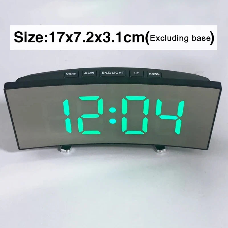 LED Mirror Digital Alarm Clock (Dummy)