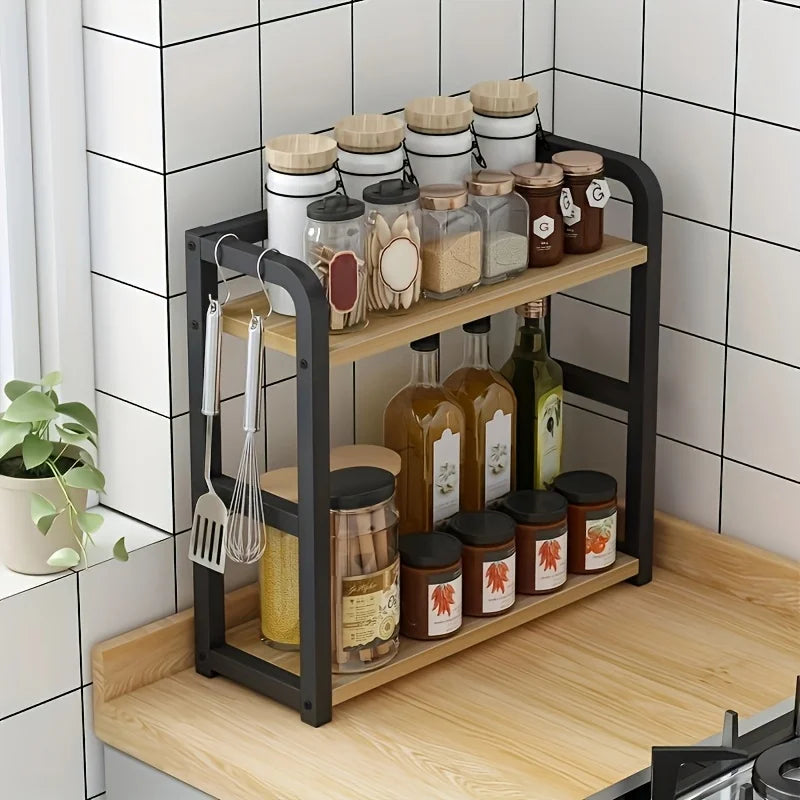 Two-Tier Rustproof Metal Kitchen Shelf (Dummy)